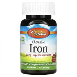 Chewable Iron Carlson Labs 60 tabletek