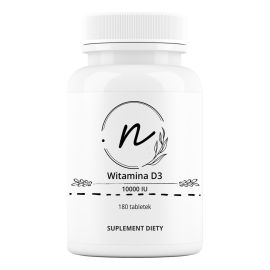 Witamina D3 10000 IU 180 tabletek | NaturePRO