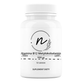Witamina B12 Metylokobalamina 5000 mcg 50 tabletek | NaturePRO