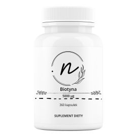Biotyna 5000 mcg 360 kapsułek | NaturePRO