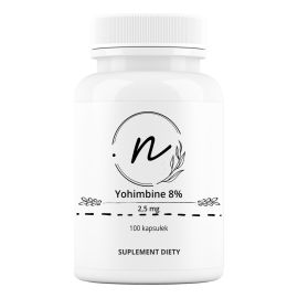 Yohimbine HCL 2,5 mg 100 kapsułek | NaturePRO