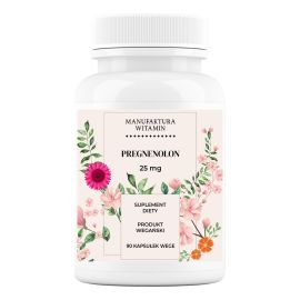 Pregnenolon 25 mg 90 kapsułek wege | Manufaktura Witamin