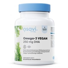Omega-3 Vegan (Vital) Osavi 250mg DHA - 60 vegan softgels