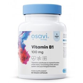Witamina B1 Osavi 100mg - 60 vegan kapsułek