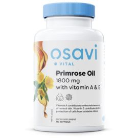 Olej z Wiesiołka z Witaminą A i E Osavi - 120 softgels