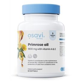 Olej z Wiesiołka z Witaminą A i E Osavi - 60 softgels
