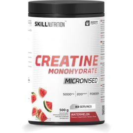 Micronised Creatine Monohydrate Flavoured Skill Nutrition 500 grams Berry Blast