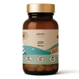 Jod - Jodek Potasu 200 μg 120 tabletek wegetariańskich UNUVI