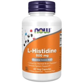 L-Histidine NOW Foods 60 wegetariańskich kapsułek