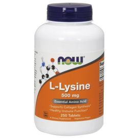 L-Lysine NOW Foods 1000mg - 250 tabletek