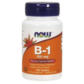 Vitamin B-1 Thiamine NOW Foods 100 tabletek