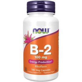 Vitamin B-2 Riboflavin NOW Foods 100 wegetariańskich kapsułek