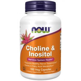 Choline and Inositol NOW Foods 100 wegetariańskich kapsułek