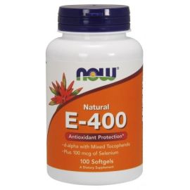 Vitamin E-400 IU with Selenium NOW Foods 100 softgels