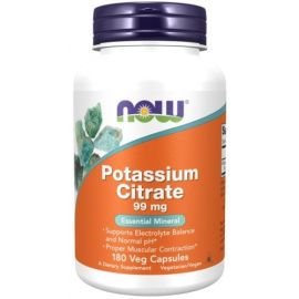 Potassium Citrate NOW Foods 99mg - 180 wegetariańskich kapsułek