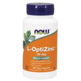 L-OptiZinc NOW Foods 100 wegetariańskich kapsułek