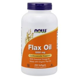 Flax Oil NOW Foods 1000mg - 250 softgels