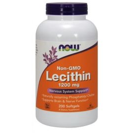 Lecithin NOW Foods 1200mg Non-GMO - 200 softgels