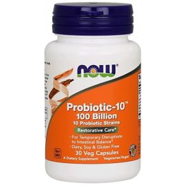 Probiotic-10 NOW Foods 100 Billion - 30 wegetariańskich kapsułek