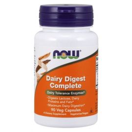 Dairy Digest Complete NOW Foods 90 wegetariańskich kapsułek