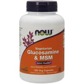 Glucosamine & MSM Vegetarian NOW Foods 120 wegetariańskich kapsułek