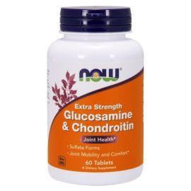 Glucosamine & Chondroitin Extra Strength NOW Foods 60 tabletek