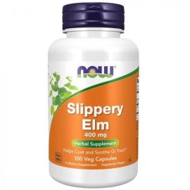 Slippery Elm NOW Foods 400mg - 100 wegetariańskich kapsułek