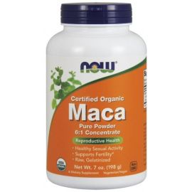 Maca 6:1 Concentrate NOW Foods Pure Powder - 198 grams
