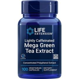 Lightly Caffeinated Mega Green Tea Extract Life Extension 100 wegetariańskich kapsułek