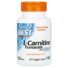 L-Carnitine Fumarate with Biosint Carnitines Doctor's Best 60 wegetariańskich kapsułek