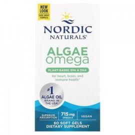 Algae Omega Nordic Naturals 715mg Omega 3 - 60 softgels
