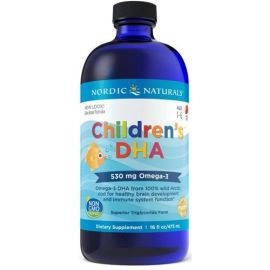 Children's DHA Nordic Naturals 530mg Omega-3 Strawberry - 473 ml.