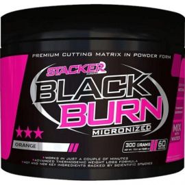Black Burn Micronized Stacker2 Europe 300 grams Green Apple